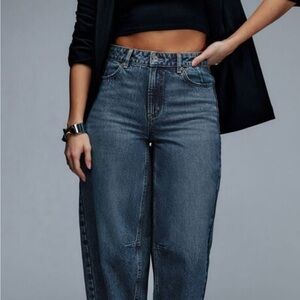 DYNAMITE Blair High-Rise Barrel Leg Jeans